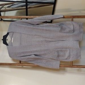 Ultra Flirt Gray Knit Cardigan Size Small